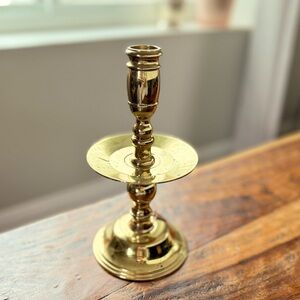 Vintage EB Brass candle holder
